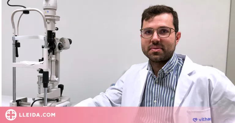 Dr. Magí Vilaltella, oftalmòleg de l'Hospital Vithas Lleida