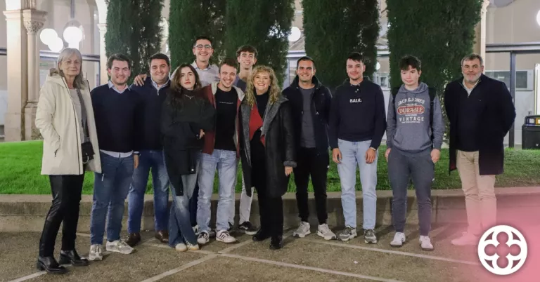 Trobada entre Junts i la JNC amb el Consell de l'Estudiantat de la UdL ©JuntsXCat Paeria