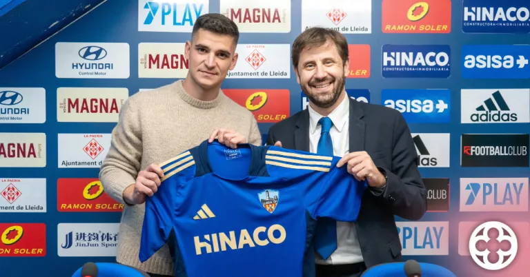 Presentació de Sergio Buenacasa ©Lleida CF
