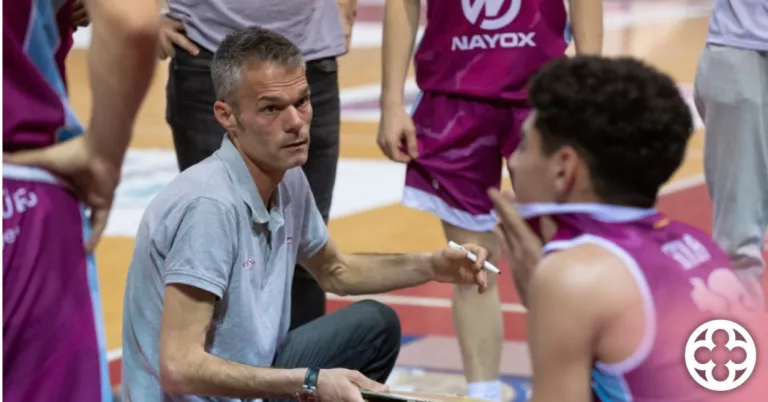 Borja Comenge, entrenador del Sènior B ©Hiopos Lleida