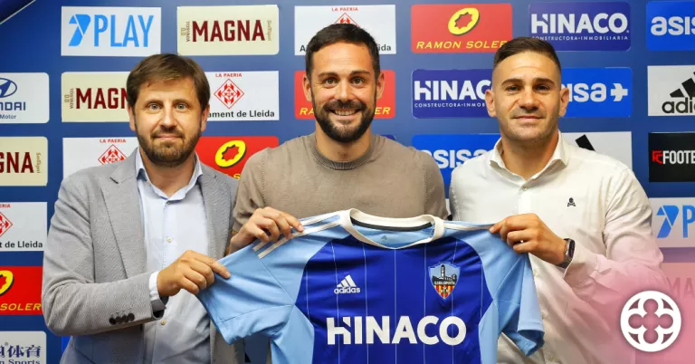 Presentació de Marc Garcia ©Lleida Esportiu