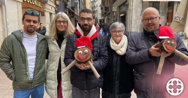 Presentació de la la campanya conjunta de Nadal d'Aspros i l'Eix Comercial ©Fundació Aspros