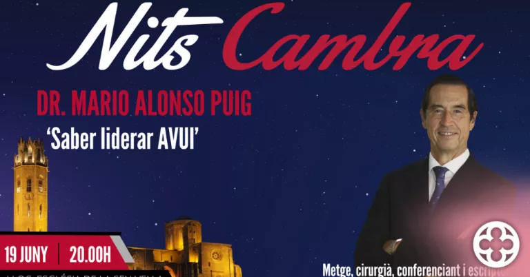 Cartell promocioanl de les Nits de Cambra ©Cambra de comerç de Lleida