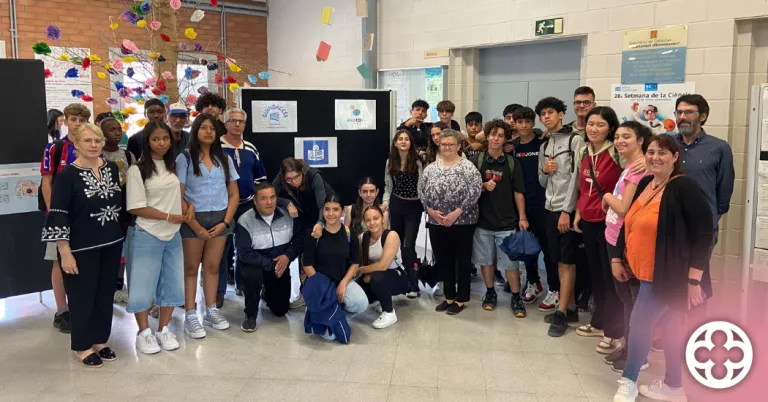 Membres de la Fundació Aspros i de l'Institut Guindàvols ©Fundació Aspros