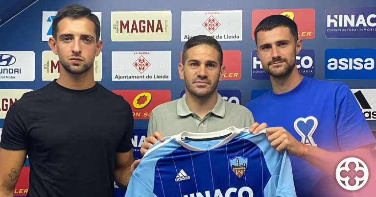 Guillem Naranjo i Dani Parra ©Lleida CF