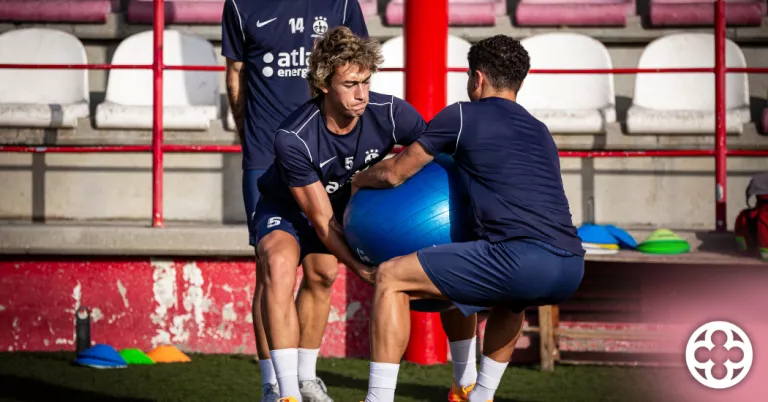 Primer entrenament de la temporada 24-25 ©Atlètic Lleida