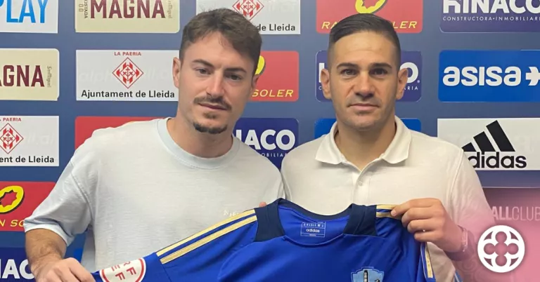 Presentació de Xavi Estacio ©Lleida CF