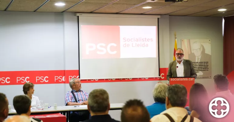 Presentació de la candidatura de Fèlix Larrosa ©PSC de Lleida