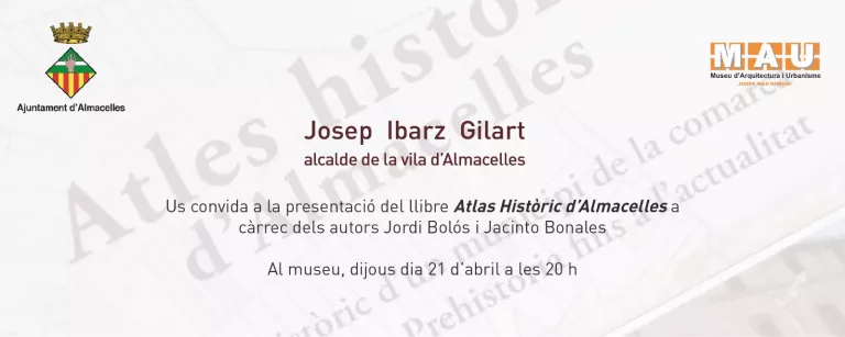 Presentació d'Atlas Històric d'Almacelles