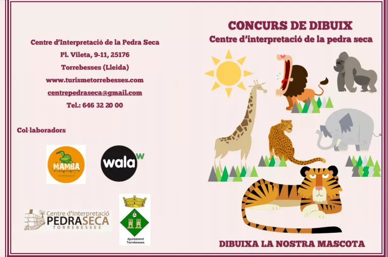 Concurs de dibuix "Dibuixa la nostra mascota"
