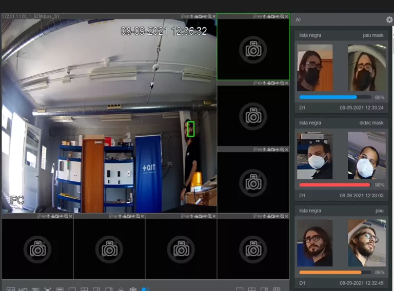 Ejemplo de uso de reconocimiento facial