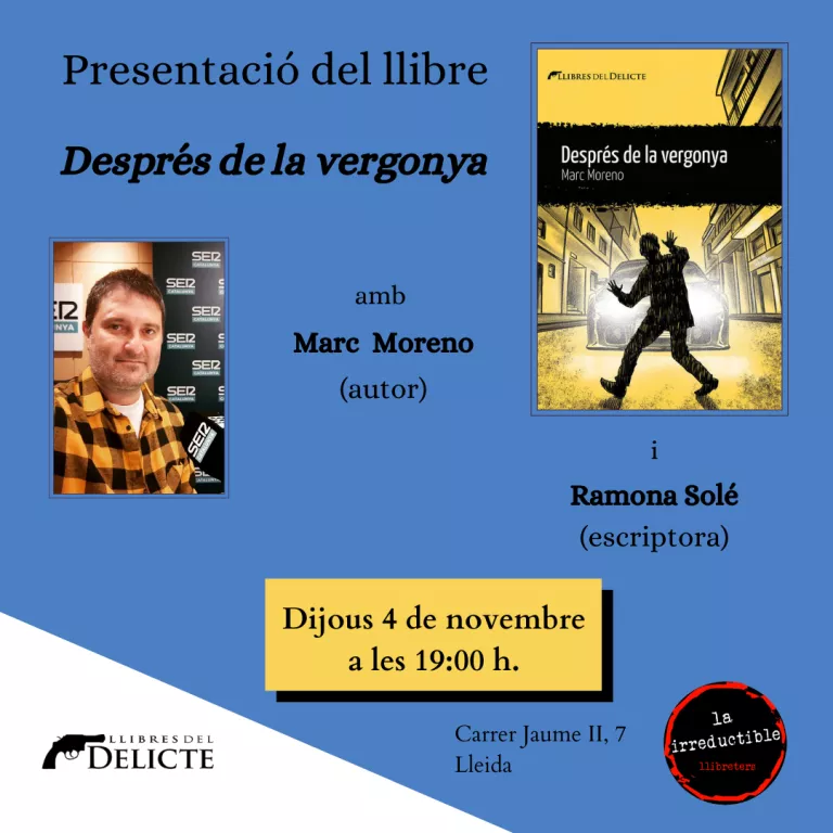 Presentació del llibre "Després de la vergonya", amb Marc Moreno