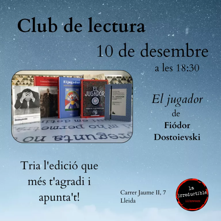 Club de lectura: El jugador, de Fiódor Dostoyevski