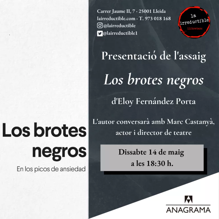 Presentació de l’assaig "Los brotes negros"