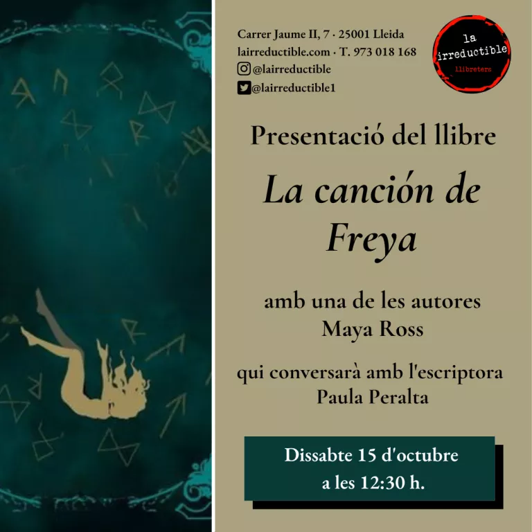 Presentació del llibre "La canción de Freya"