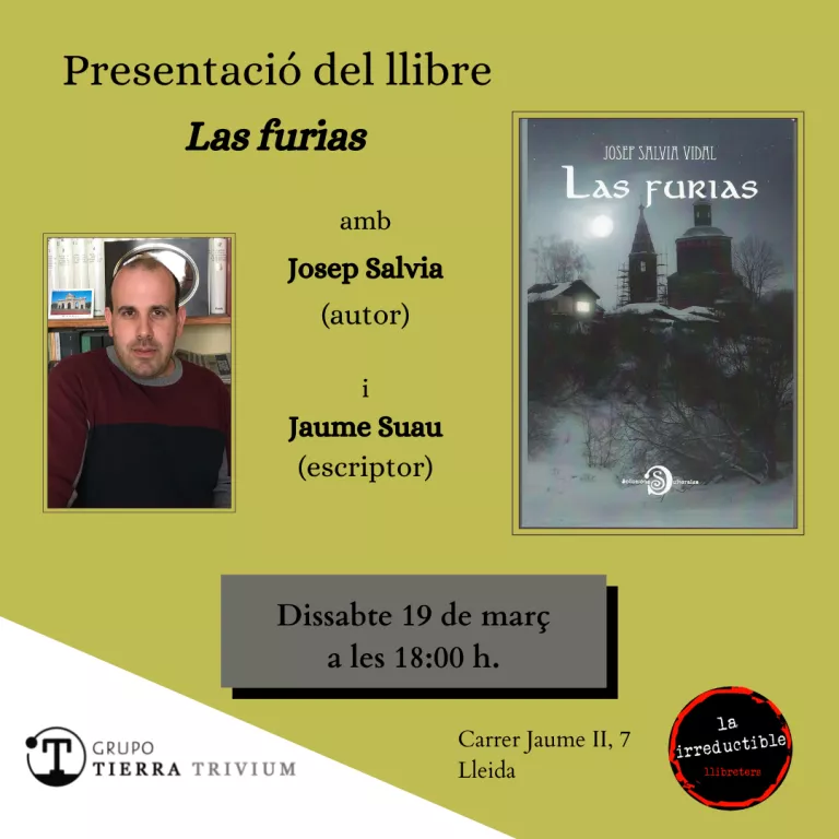 Presentació del llibre Las furias, amb el seu autor, Josep Salvia