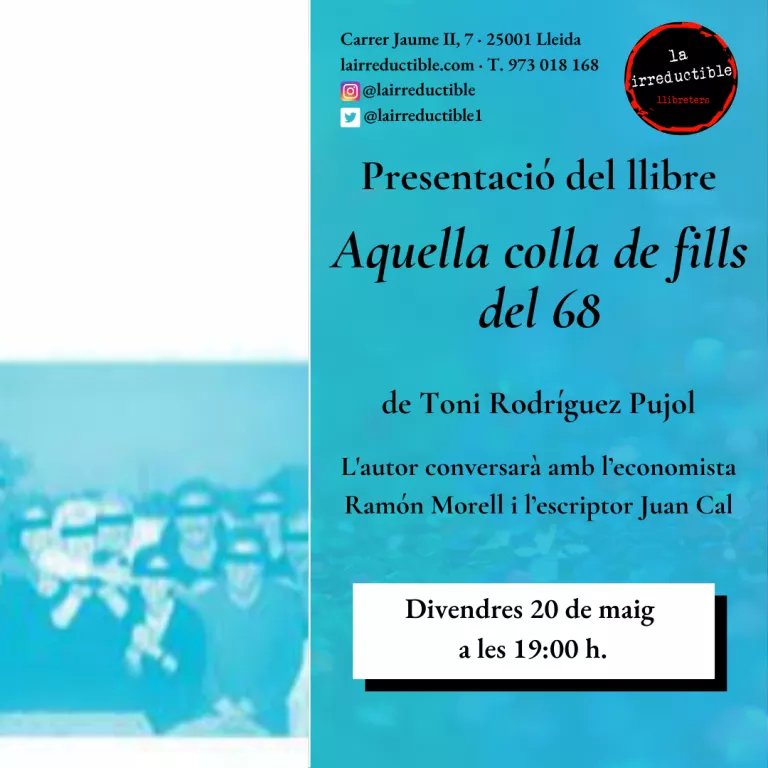 Presentació del llibre "Aquella colla de fills del 68"
