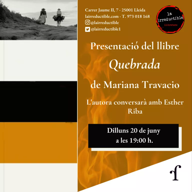 Presentació del llibre "Quebrada"