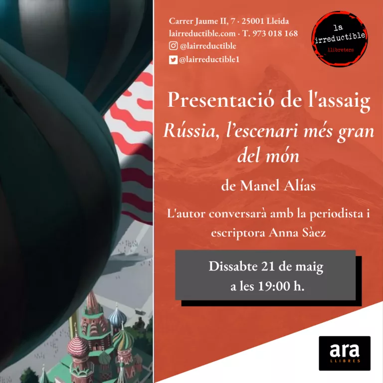 Presentació de l’assaig "Rússia, l’escenari més gran del món"