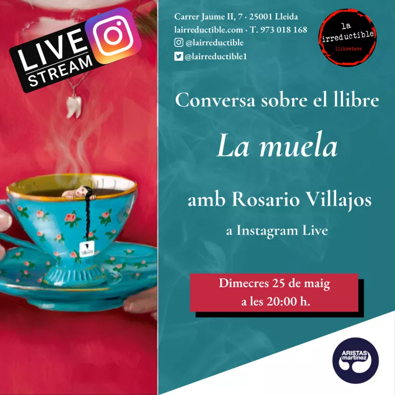 Conversa a IG Live sobre el llibre "La muela"