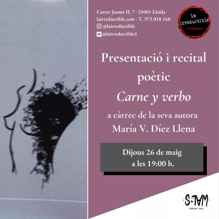 Presentació i recital poètic del poemari "Carne y verbo"
