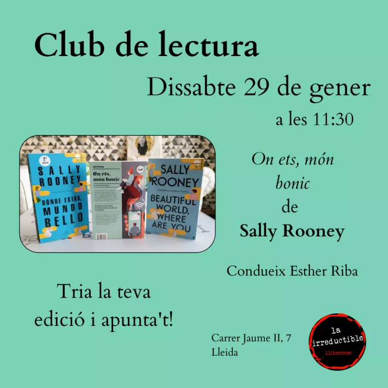 Club de lectura: On ets, món bonic?, de Sally Rooney