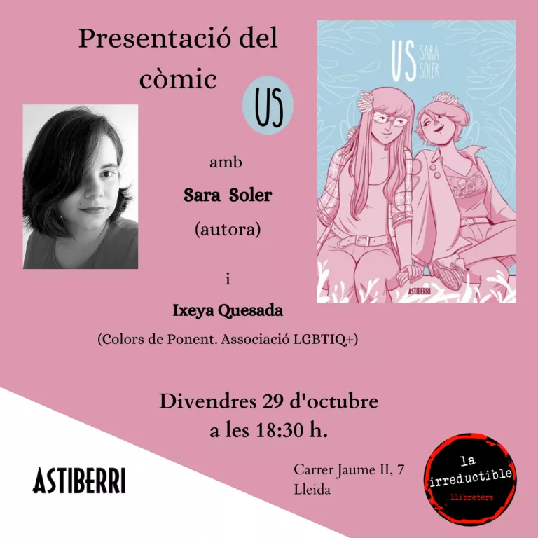Presentació del còmic US, amb Sara Soler