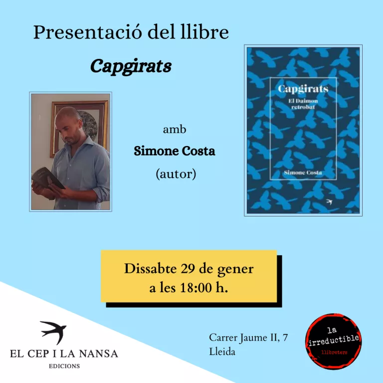 Presentació del llibre "Capgirats", amb el seu autor, Simone Costa