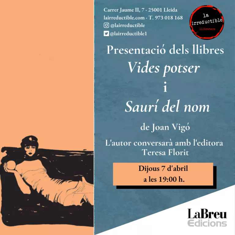 Presentació de les darreres obres de Joan Vigó