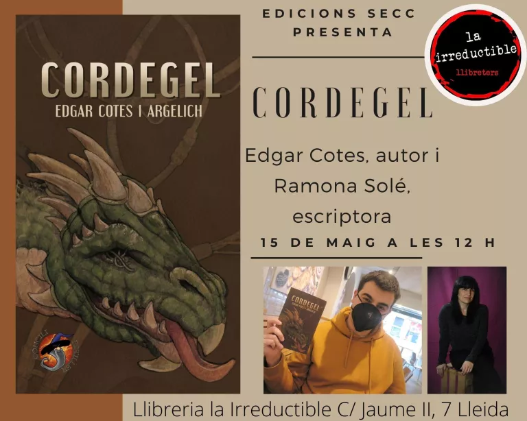 Presentació de Cordegel, de Edgar Cotes i Argelich a la irreductible