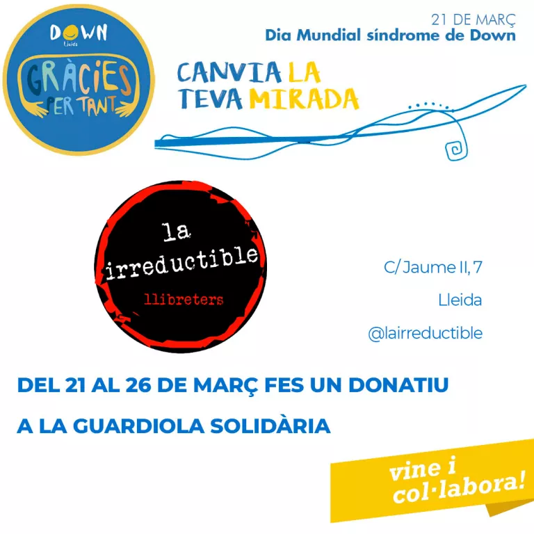 Guardiola solidària en favor de l'associació Down Lleida