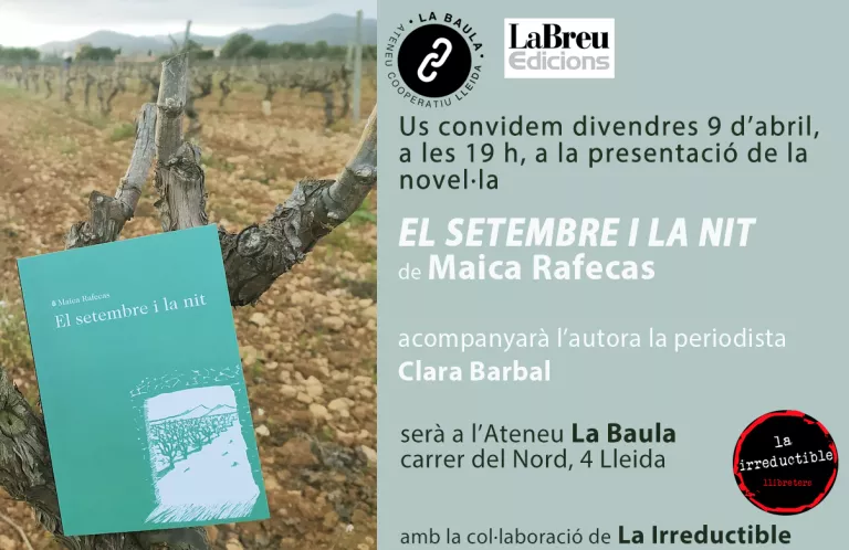 Presentació del llibre El setembre i la nit, de Maica Rafecas