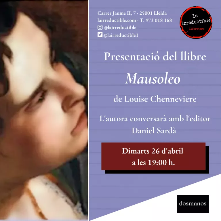 Presentació del llibre "Mausoleo"