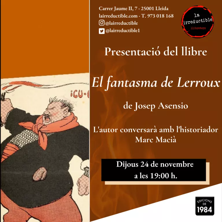 Presentació del llibre "El fantasma de Lerroux"