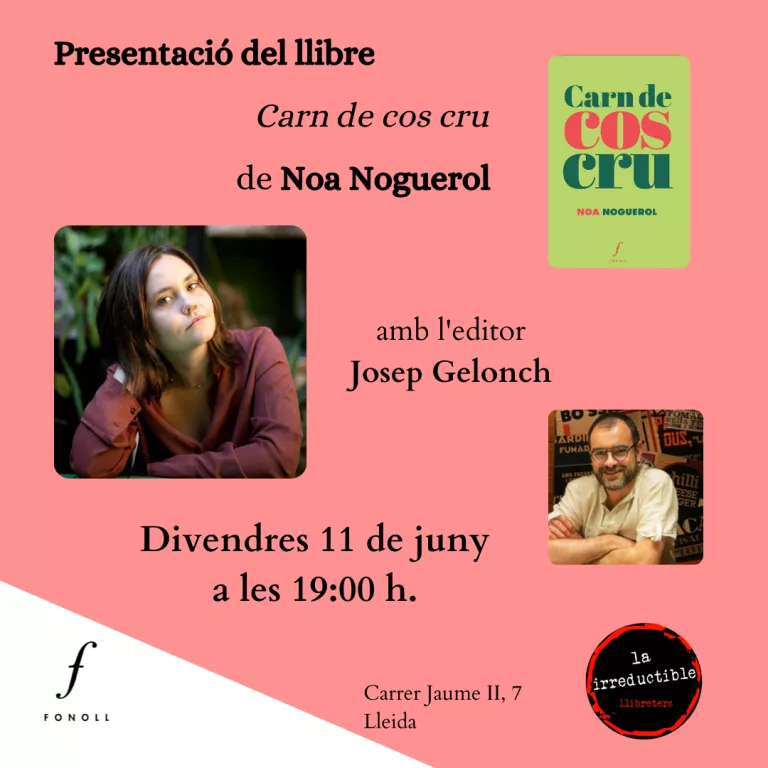 Presentació Carn de cos cru, de Noa Noguerol