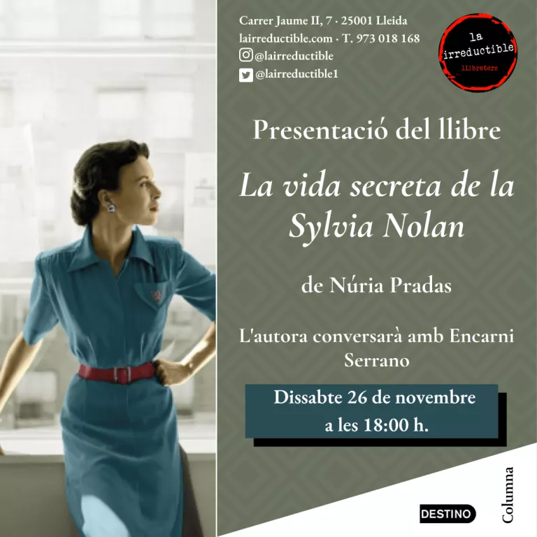 Presentació de la novel·la "La vida secreta de Sylvia Nolan"
