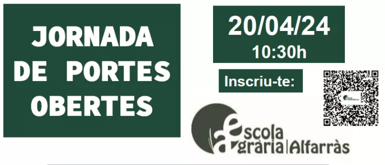 Portes obertes 20/4/24