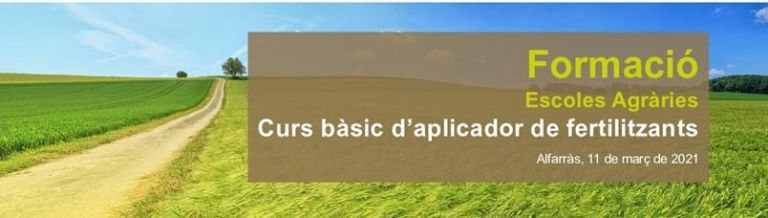 Curs bàsic d’aplicador de fertilitzants