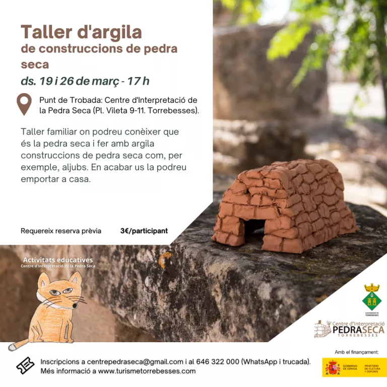 Taller d'argila de construccions de pedra seca