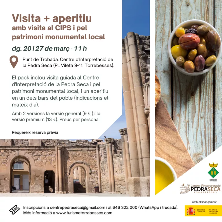 Visita + Aperitiu amb visita al CIPS i pel patrimoni monumental local