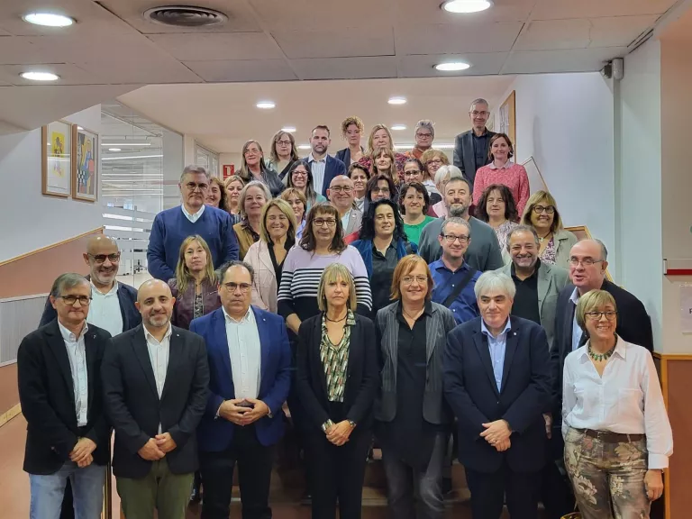La gerent de COELL, Esther Pagano, i la responsable de Formació, Sònia Roig, les representants de la patronal al nou organisme