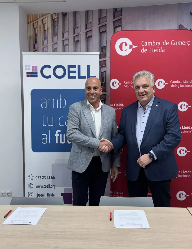 Conveni Cambra de Comerç de Lleida i COELL