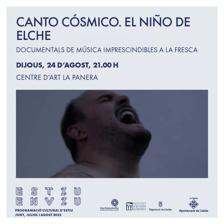 Cinema a la fresca a La Panera: «Canto cósmico. El Niño de Elche»