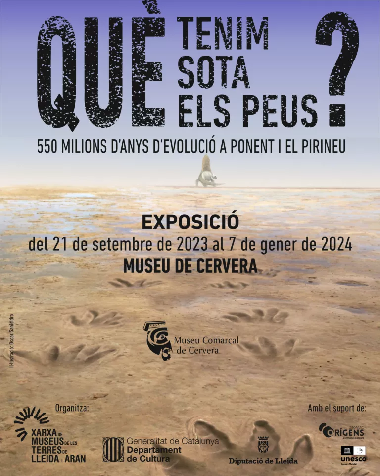 "Què tenim sota els peus?" La nova exposició que repasa 550 milions d’anys d’evolució a Ponent i el Pirineu