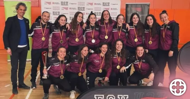 Les jugadores del Lleida HC claus per a la triomf de l’equip universitari de la UdL