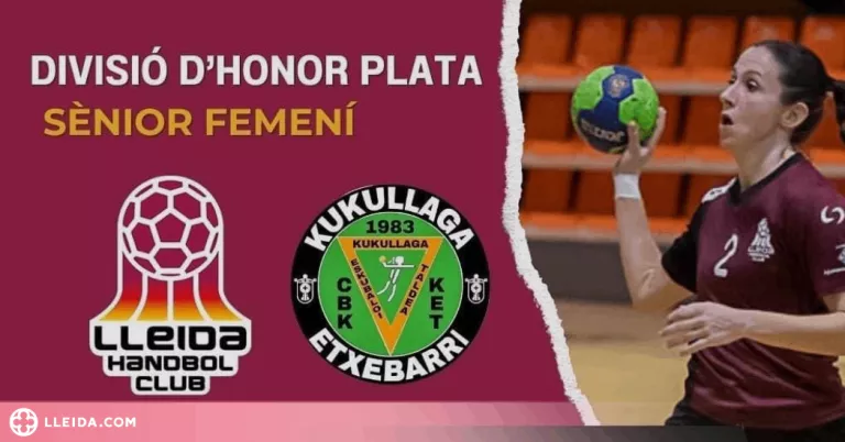 El primer equip femení del Lleida Handbol Club rep demà el Kukullaga Etxebarri en la 10a jornada de la DHP