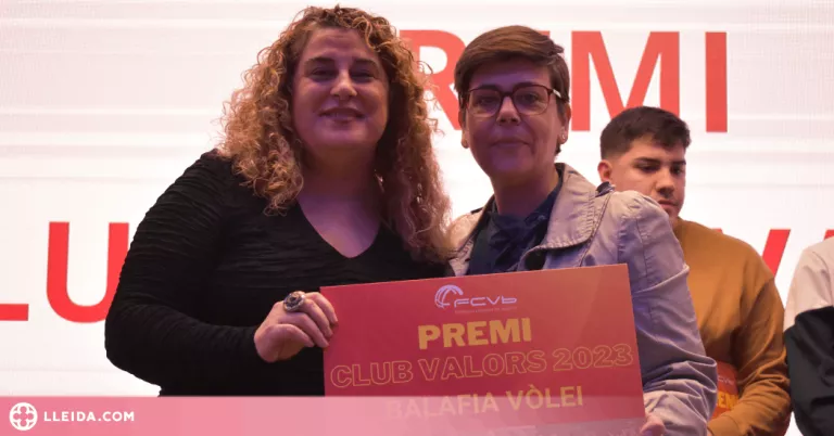 L'ACDE reconeix la tasca de Vanesa Ortega en l'impuls del voleibol de Lleida