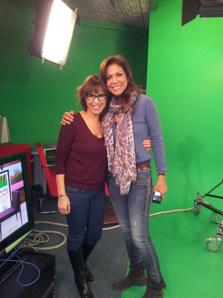 Katia Medeles amb Mariví Chacón de Cafeïna
