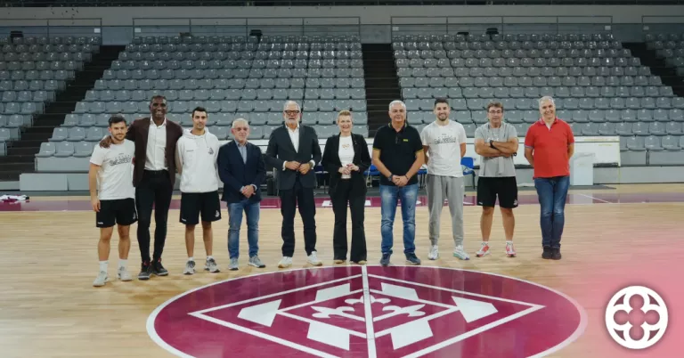 L’alcalde, Fèlix Larrosa, ha visitat aquest dijous els darrers treballs d’adequació ©Paeria de Lleida