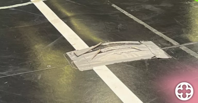Mal estat de la pista i la manca de manteniment ©PP Lleida